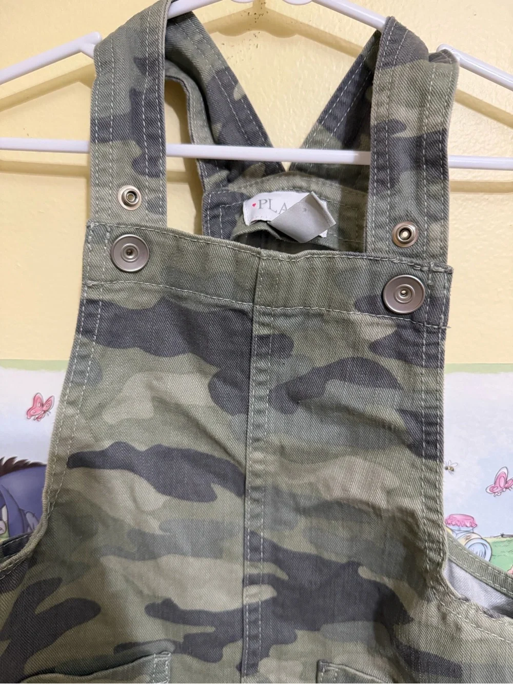 The children’s place size 4T camo overall dress Dressall